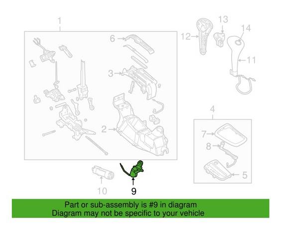 SAAB Ignition Switch 32021798